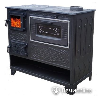 Отопительно-варочная печь МастерПечь ПВ-05С с духовым шкафом, 8.5 кВт в Хабаровске